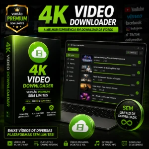 4K Video Downloader Premium versão completa Baixe Videos - Outros