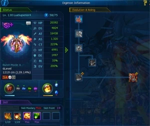 Conta digimon master servidor Leviamon - Digimon Masters Online DMO