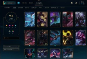 Conta com Borda de Ouro 2 - League of Legends LOL