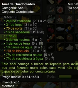 Set de sorte lvl 200 Full pvp server Blair, Dofus touch