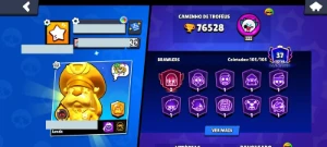 Conta Brawl Stars (+76K De Troféus, Diversos Cosméticos Raro