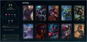 Conta diamante, todas skins vitoriosas a partir da s3 - League of Legends LOL