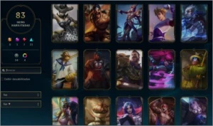 Conta diamante, todas skins vitoriosas a partir da s3 - League of Legends LOL