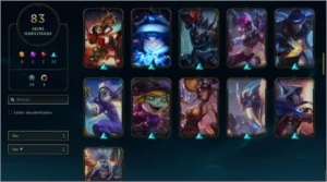 Conta diamante, todas skins vitoriosas a partir da s3 - League of Legends LOL