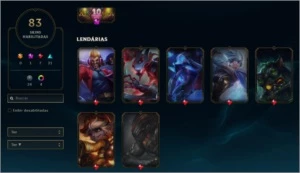 Conta diamante, todas skins vitoriosas a partir da s3 - League of Legends LOL