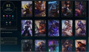 Conta diamante, todas skins vitoriosas a partir da s3 - League of Legends LOL