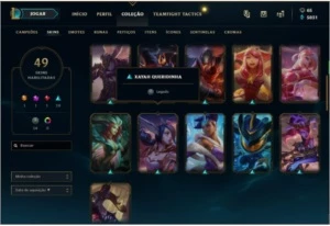 Conta de League of Legends, Gold 4, 49 skins LOL