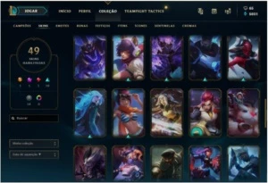 Conta de League of Legends, Gold 4, 49 skins LOL