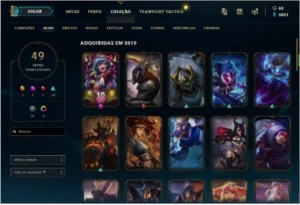 Conta de League of Legends, Gold 4, 49 skins LOL