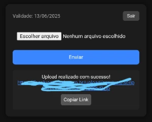 Script de Upload de Arquivos com cadastro de Usuário - Outros