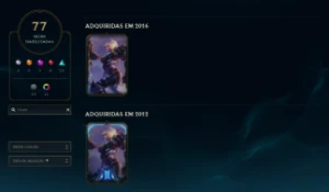 Conta com riven 2012, Elise vitoriosa, Morgana vitoriosa - League of Legends LOL