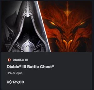 Conta Diablo 4 + Diablo III: Reaper of Souls - Blizzard