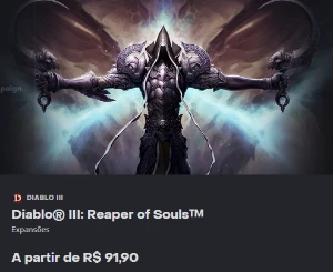 Conta Diablo 4 + Diablo III: Reaper of Souls - Blizzard