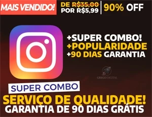 [Combo] Seguidores + Curtidas a partir de R$5,99 | 24h On - Redes Sociais