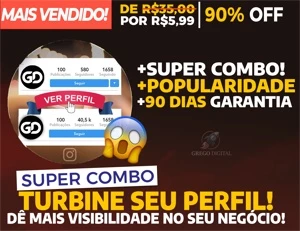 [Combo] Seguidores + Curtidas a partir de R$5,99 | 24h On - Redes Sociais