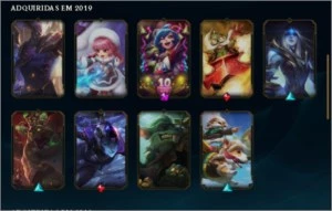 Conta bronze 4 20 skins - League of Legends LOL