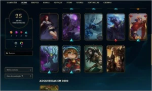 Conta lol Skins top - League of Legends