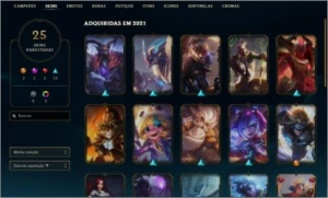 Conta lol Skins top - League of Legends