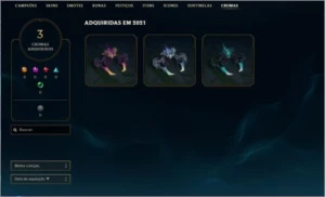 Conta lol Skins top - League of Legends