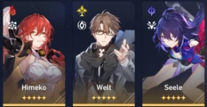 Seele + Himeko C1 + Welt - AR 28 - Outros