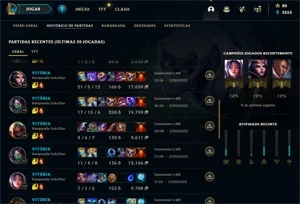 CONTA GOLD PROMOÇÃO - League of Legends LOL