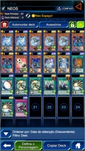 Conta Yu-Gi-Oh! DUEL LINKS muitos decks full burguesa - Outros