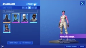 Conta Fortnite - Renegade + Caveirão Roxo + Passe 2 Temp e +