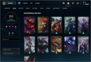 CONTA 5 REAIS / TODOS OS CAMPEÕES / 40K ESSENCIA - League of Legends LOL