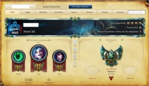 Conta League Of Legends conta Platina ll (na md3) LOL