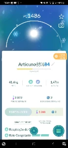 Conta pokemon go Com 1 articuno