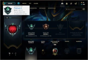 Conta platina 3 barata com 39 champs e 11 skins - League of Legends LOL