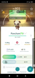 Pokémon Pancham shiny - Pokemon GO