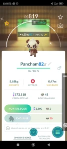 Pokémon Pancham shiny - Pokemon GO