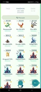 Conta Pokemon GO Level 41 - Pokémon