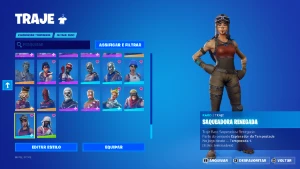 Conta Fortnite Renegade Raider e Cavaleiro Negro + Outros