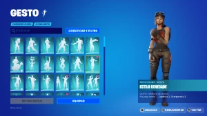 Conta Fortnite Renegade Raider e Cavaleiro Negro + Outros