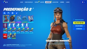 Conta Fortnite Renegade Raider e Cavaleiro Negro + Outros