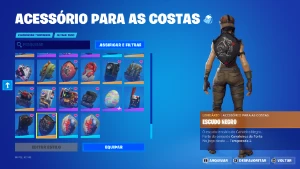 Conta Fortnite Renegade Raider e Cavaleiro Negro + Outros
