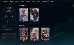 Venda de conta League of Legends LOL