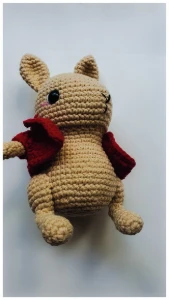 filhinho coelho popsom amigurumi - Artesanato e Personalizados
