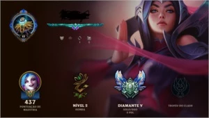 Conta diamante 5 - League of Legends LOL