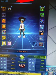 Conta craniaX Rustyranomon perf - Digimon Masters Online DMO