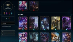 CONTA DIAMANTE 1, MUITAS SKINS E CRM, LEAGUE OF LEGENDS LOL