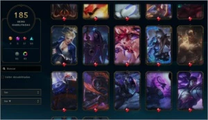 CONTA DIAMANTE 1, MUITAS SKINS E CRM, LEAGUE OF LEGENDS LOL