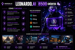 Leonardo AI Premium | 8500 Créditos | Entrega Rápida - Outros