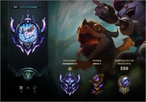 Conta diamante Lol - League of Legends