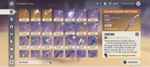 Conta De Genshin Impact Com Raiden+Bis E Outros T5