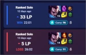 conta diamante - League of Legends LOL