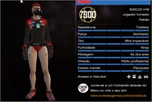 UPO CONTAS GTA ONLINE PC