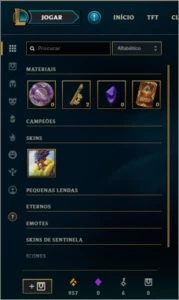Conta unranked (Não foi upada por bot) - League of Legends LOL